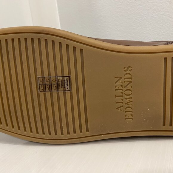 Brand New never worn Size 11 ALLEN EDMONDS Beckett Leather Slip-On Sneakers - Picture 8 of 9